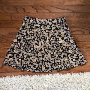 NEVER WORN Free People Floral Mini Skirt